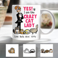 Personalized Crazy Cat Lady Mug OB281 95O34 thumb 1