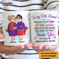 Personalized Gift For Friends My Unbiological Sister Mug 30994 thumb 1