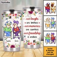 Personalized Gift For Friends Sister Our Friendship Is Endless Steel Tumbler 31257 thumb 1
