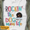 Personalized Dog Mom T Shirt FB31 26O36 1