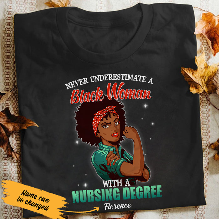 Personalized BWA Nurse Proud T Shirt JL251 27O47 1