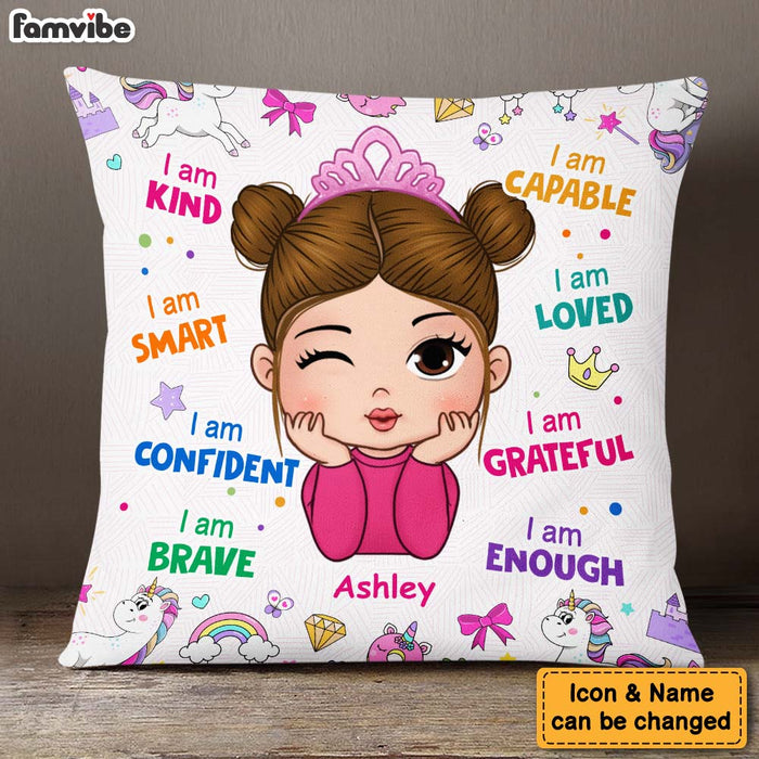 Personalized Gift For Granddaughter I Am Kind Pillow 31468 1