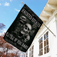 Skull Haunted Estates Halloween Flag JL153 81O36 thumb 1