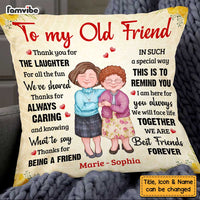 Personalized Old Friends Thank You Pillow OB242 32O47 thumb 1