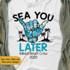 Personalized Beach Crew White T Shirt JN253 95O58 1