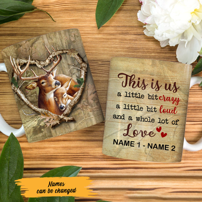 Personalized This Is Us Deer Hunting Couple Mug NB301 65O47 1