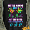 Personalized Grandparents Little Feet T Shirt JN161 81O34 1