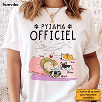 Personalized Gift For Dog Mom French Pyjama Officiel Shirt - Hoodie - Sweatshirt 30446 thumb 1
