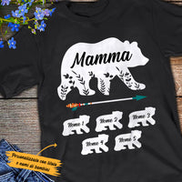 Personalized Grandma Mom Mamma Nonna Bear Italian T Shirt AP85 30O53 thumb 1