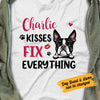 Personalized Dog Kisses Fix Everything T Shirt AP23 67O58 1
