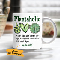 Personalized Plantaholic Funny Plant Mug AG271 87O36 thumb 1
