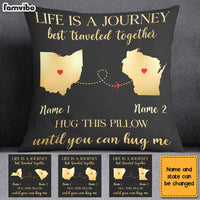 Personalized A Journey Long Distance  Pillow SB251 85O36 thumb 1