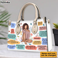 Personalized Gift For Daughter Christian Affirmation Leather Bag 32169 thumb 1