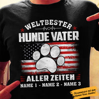 Personalized Hunde Vater German Dog Dad T Shirt AP144 67O57 thumb 1