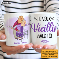 Personalized French Couple Gift Je Veux Vieillir Avec Toi Mug 30946 thumb 1