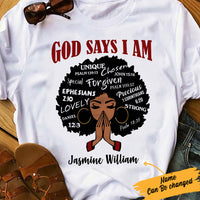 Personalized God Says BWA T Shirt JL311 85O57 thumb 1