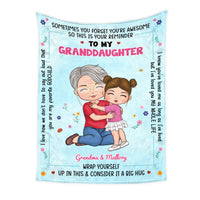 Personalized Gift For Granddaughter You Are My Sunshine Blanket 31221 thumb 1