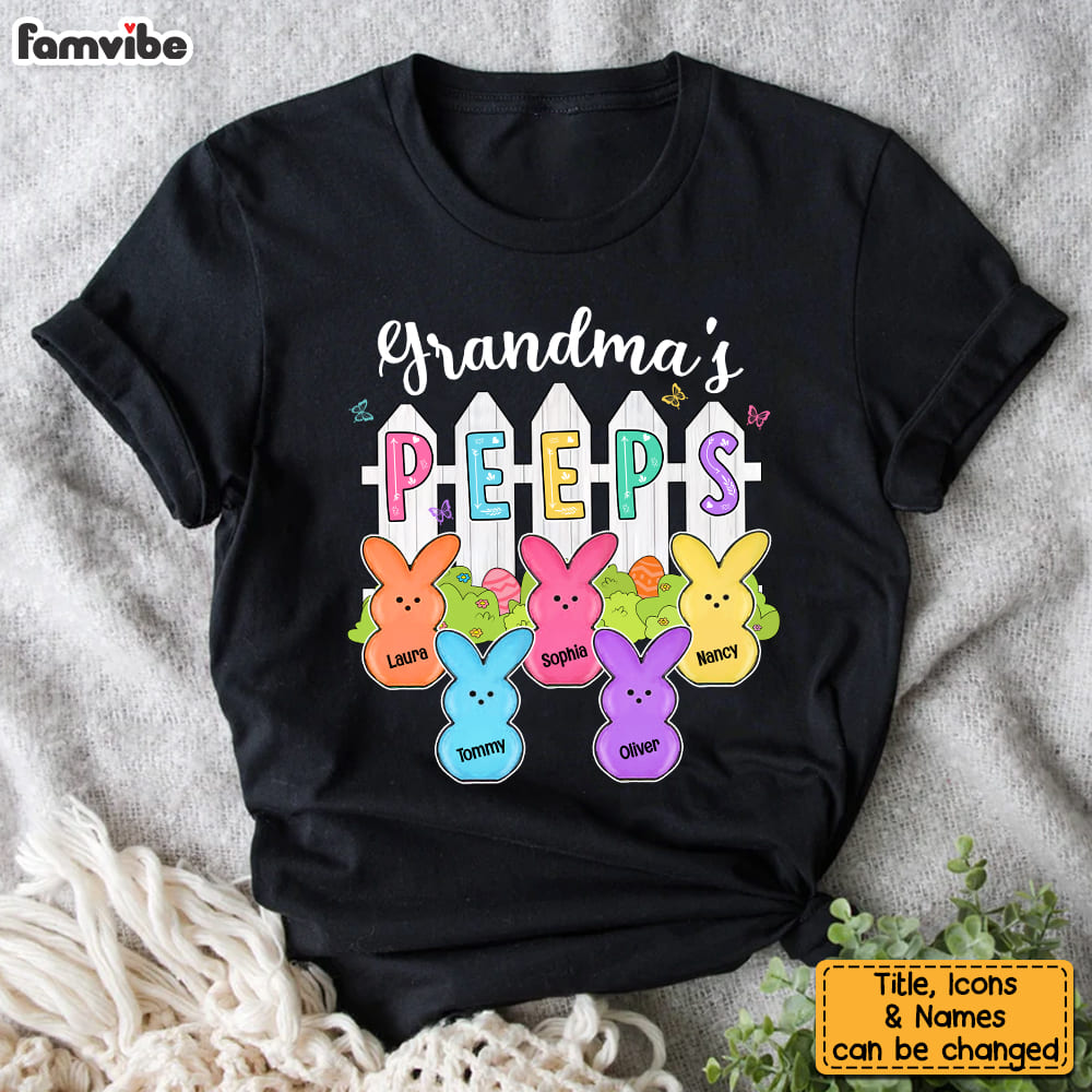 Personalized Grandma Peeps Easter Shirt Hoodie Sweatshirt 22883 31716 Primary Mockup