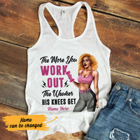 Personalized BWA Gym Racerback Tank SB31 65O47 thumb 1