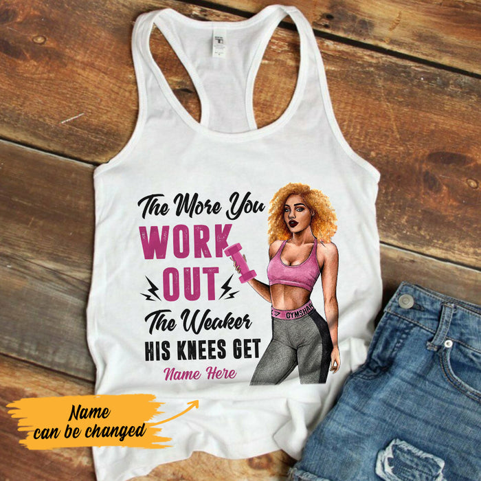 Personalized BWA Gym Racerback Tank SB31 65O47 1