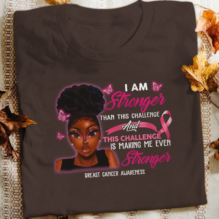 Personalized Challenge Me Breast Cancer BWA T Shirt AG101 28O58 1