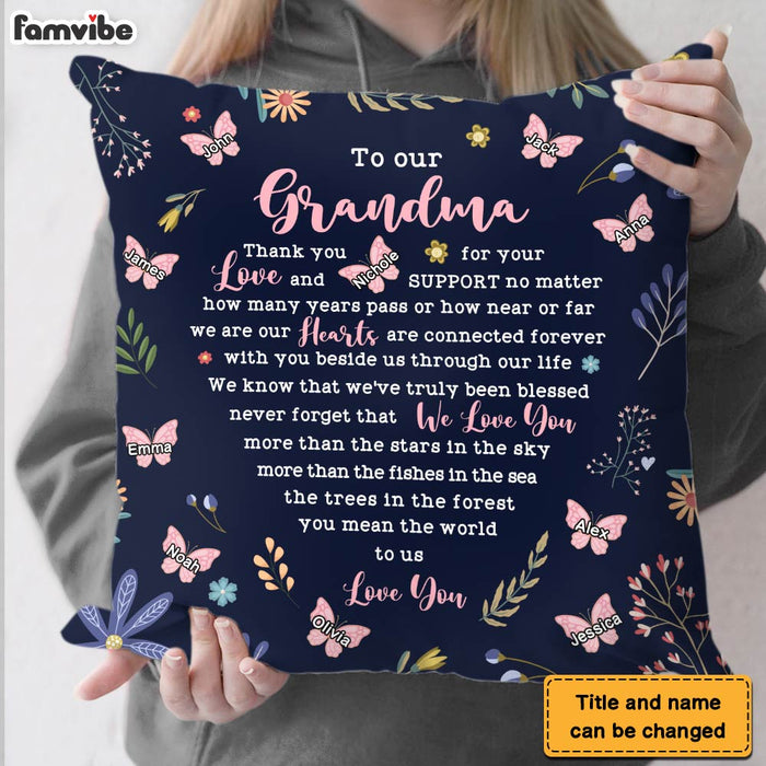 Personalized To My Grandma Never Forget That I Love You Pillow 30665 1