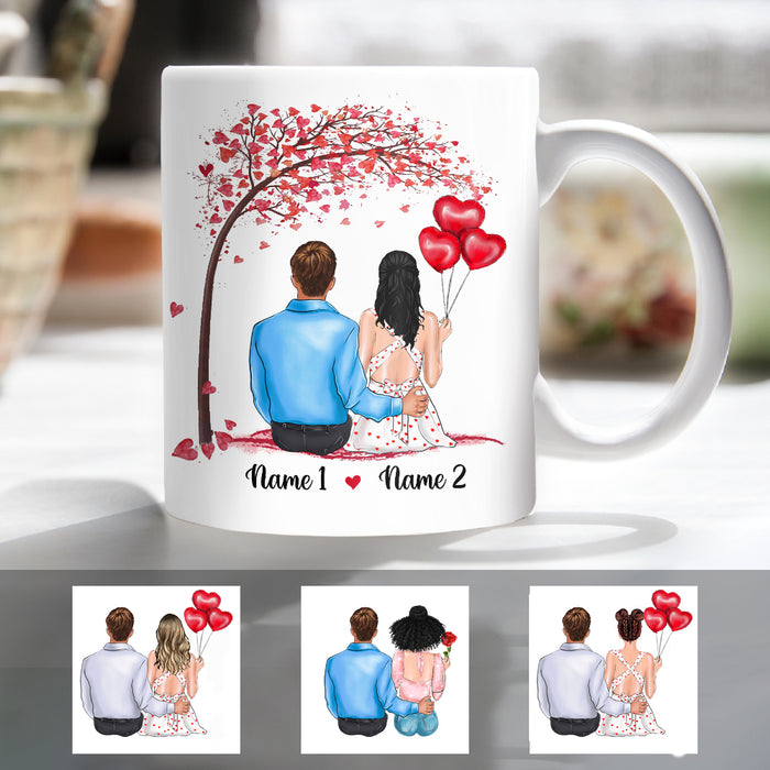 Personalized Every Love Story Is Beautiful Couple Valentine Mug JR211 73O57 1