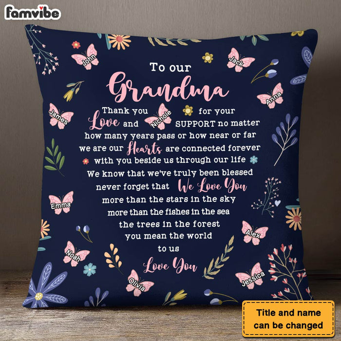 Personalized To My Grandma Never Forget That I Love You Pillow 30665 1