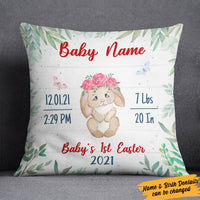 Personalized First Baby Easter Pillow FB254 65O36 (Insert Included) thumb 1