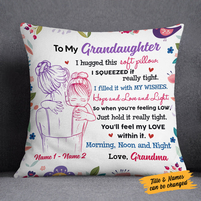 Personalized Mom Grandma To Daughter Hug Pillow MR51 81O58 (Insert Included) 1