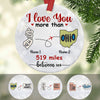 Personalized Long Distance  Ornament SB252 85O58 1