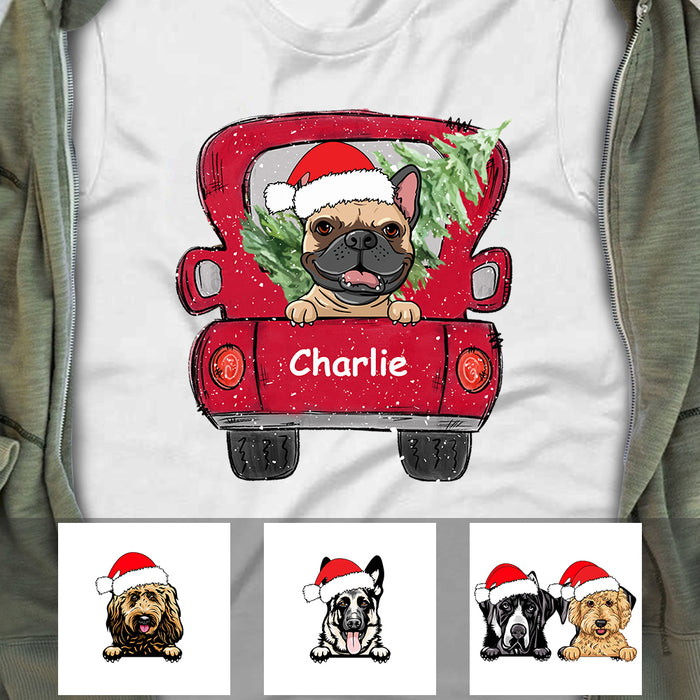 Personalized Dog Christmas T Shirt SB301 81O34 1