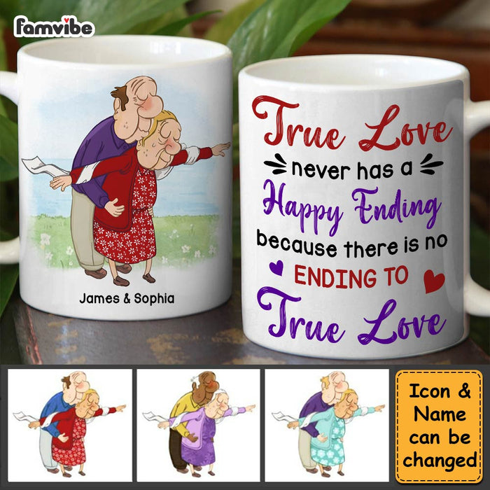 Personalized Couple Gift There Is No Ending To True Love Mug 31235 1