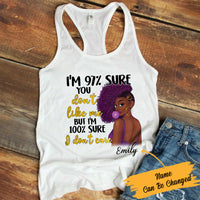 Personalized I Do Not Care BWA Racerback Tank JL131 29O57 thumb 1