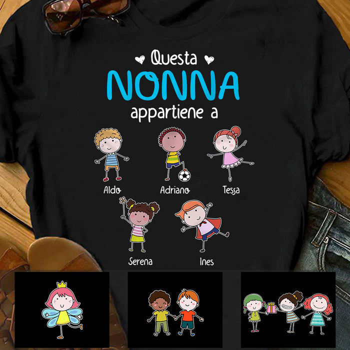 Personalized Nonno Nonna Italian Grandma Grandpa Shirt - Hoodie - Sweatshirt AP83 73O58 1
