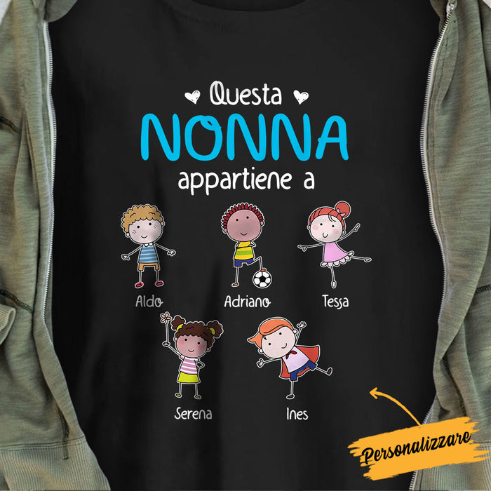 Personalized Nonno Nonna Italian Grandma Grandpa Shirt - Hoodie - Sweatshirt AP83 73O58 1