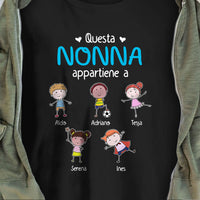 Personalized Nonno Nonna Italian Grandma Grandpa Shirt - Hoodie - Sweatshirt AP83 73O58 thumb 1