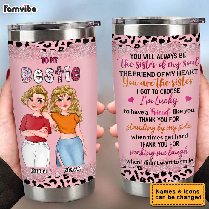 Personlaized Gift For Friend You Are The Sister Steel Tumbler 32015 1