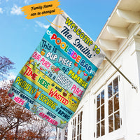 Personalized Piece Of Paradise Pool Bar Flag AG202 29O53 thumb 1