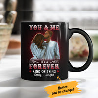 Personalized You And Me Forever BWA Couple Mug AG121 29O36 thumb 1