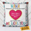 Personalized Whenever You Touch This Heart  Pillow NB251 73O58 (Insert Included) 1