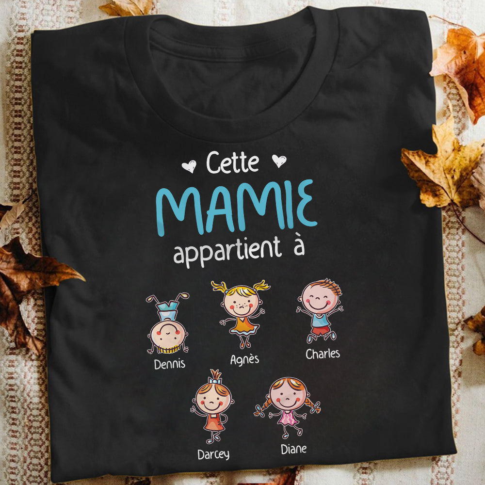 Personalized Papy French Grandpa Belongs Shirt Hoodie Sweatshirt AP89 67O57 Primary Mockup