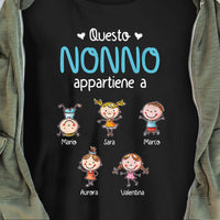 Personalized Nonna Nonno Italian Grandma Grandpa Shirt - Hoodie - Sweatshirt AP810 67O57 thumb 1