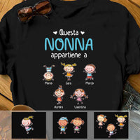 Personalized Nonna Nonno Italian Grandma Grandpa Shirt - Hoodie - Sweatshirt AP810 67O57 thumb 1