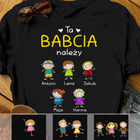 Personalized Grandma Belongs Polish Babcia Shirt - Hoodie - Sweatshirt AP85 81O34 thumb 1