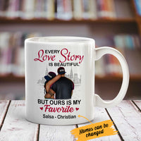 Personalized BWA Couple Love Story Mug AG111 30O53 thumb 1