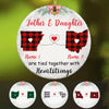 Personalized Father And Daughter Long Distance  Ornament OB82 30O36 1