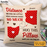 Personalized Long Distance Hug This Pillow AG155 30O31 thumb 1