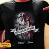 Personalized Skull Husband & Wife T Shirt JN173 87O58 thumb 1
