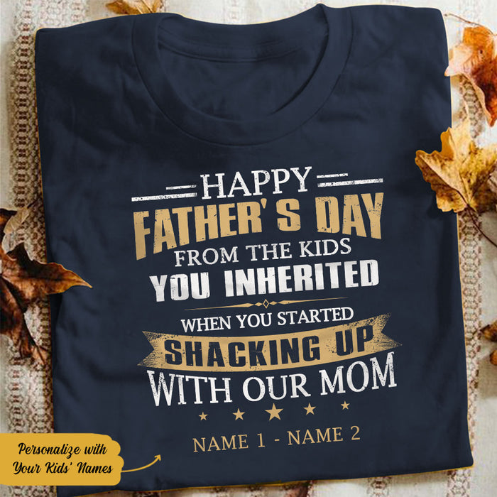 Personalized Step Dad  T Shirt MY212 95O58 1